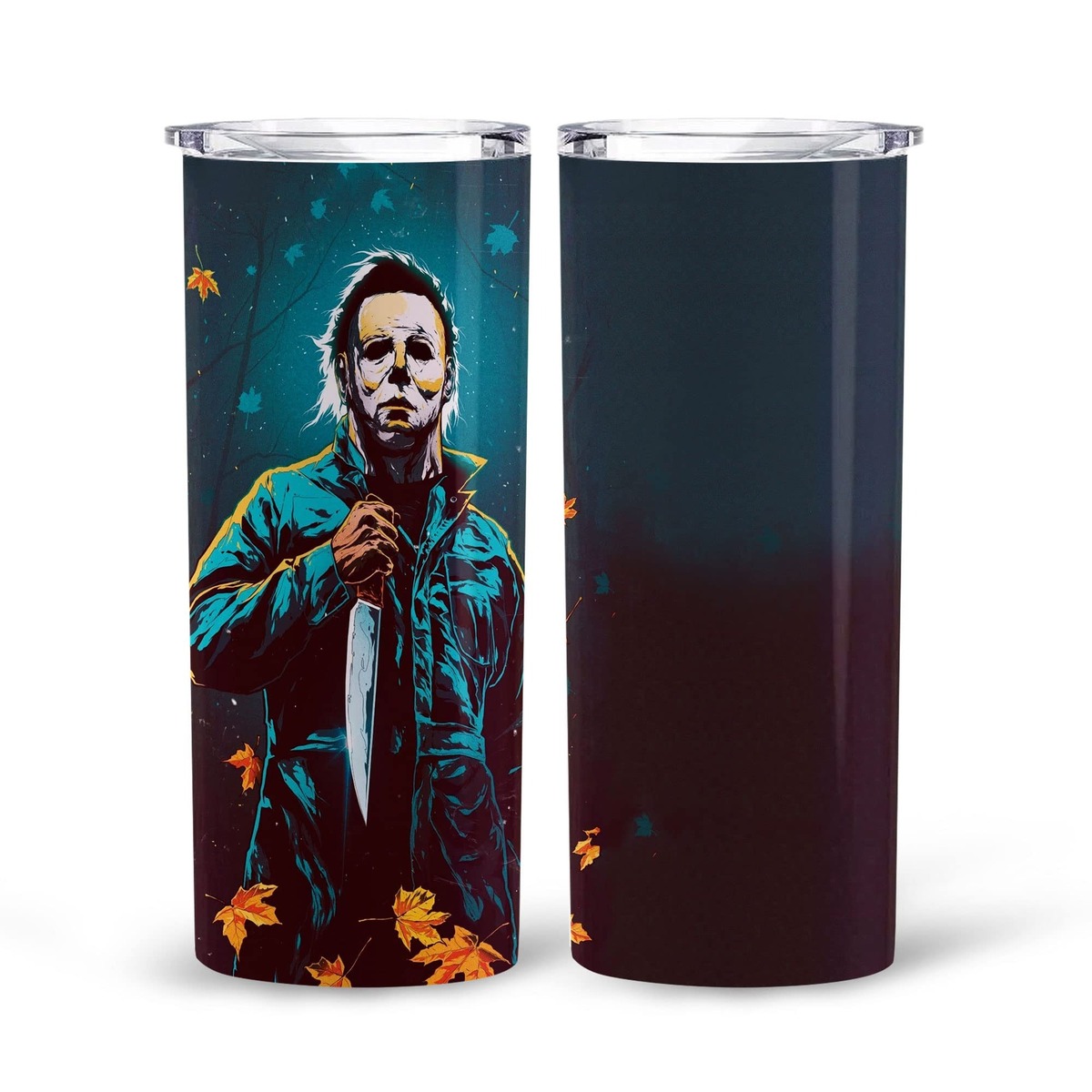 Halloween Michael Myers Skinny Tumbler Fictional Character Halloween Michael Myers Skinny Tumbler Fictional Character