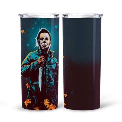 Halloween Michael Myers Skinny Tumbler Fictional Character Halloween Michael Myers Skinny Tumbler Fictional Character