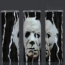 Michael Myers Face Skinny Tumbler Scary Halloween Michael Myers Face Skinny Tumbler Scary Halloween