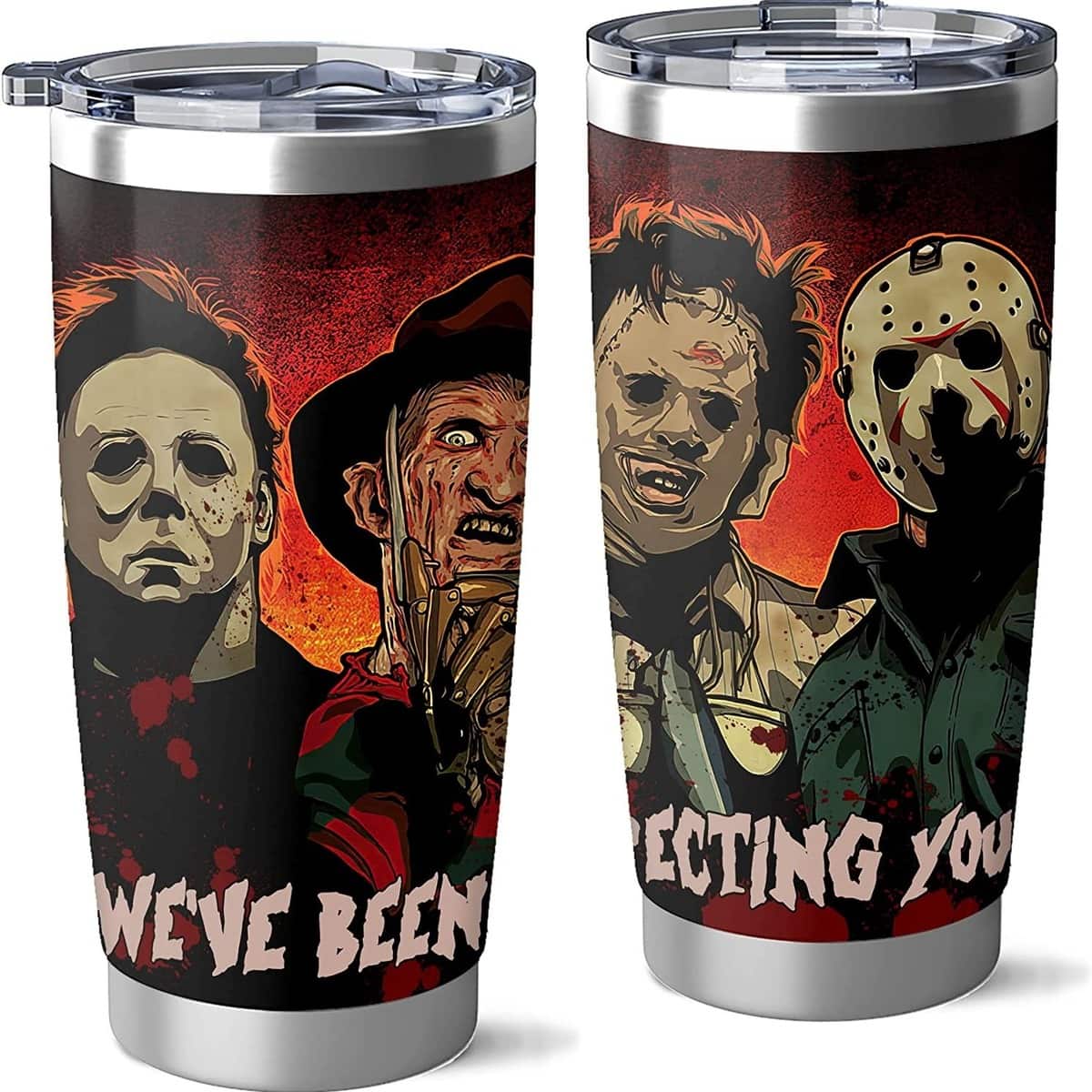 Michael Myers Tumbler We've Been Expecting You Michael Myers Tumbler We've Been Expecting You
