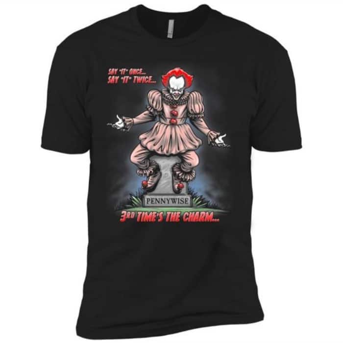 Pennywise T-Shirt The Dancing Clown 3rd Time's The Charm Pennywise T-Shirt The Dancing Clown 3rd Time's The Charm