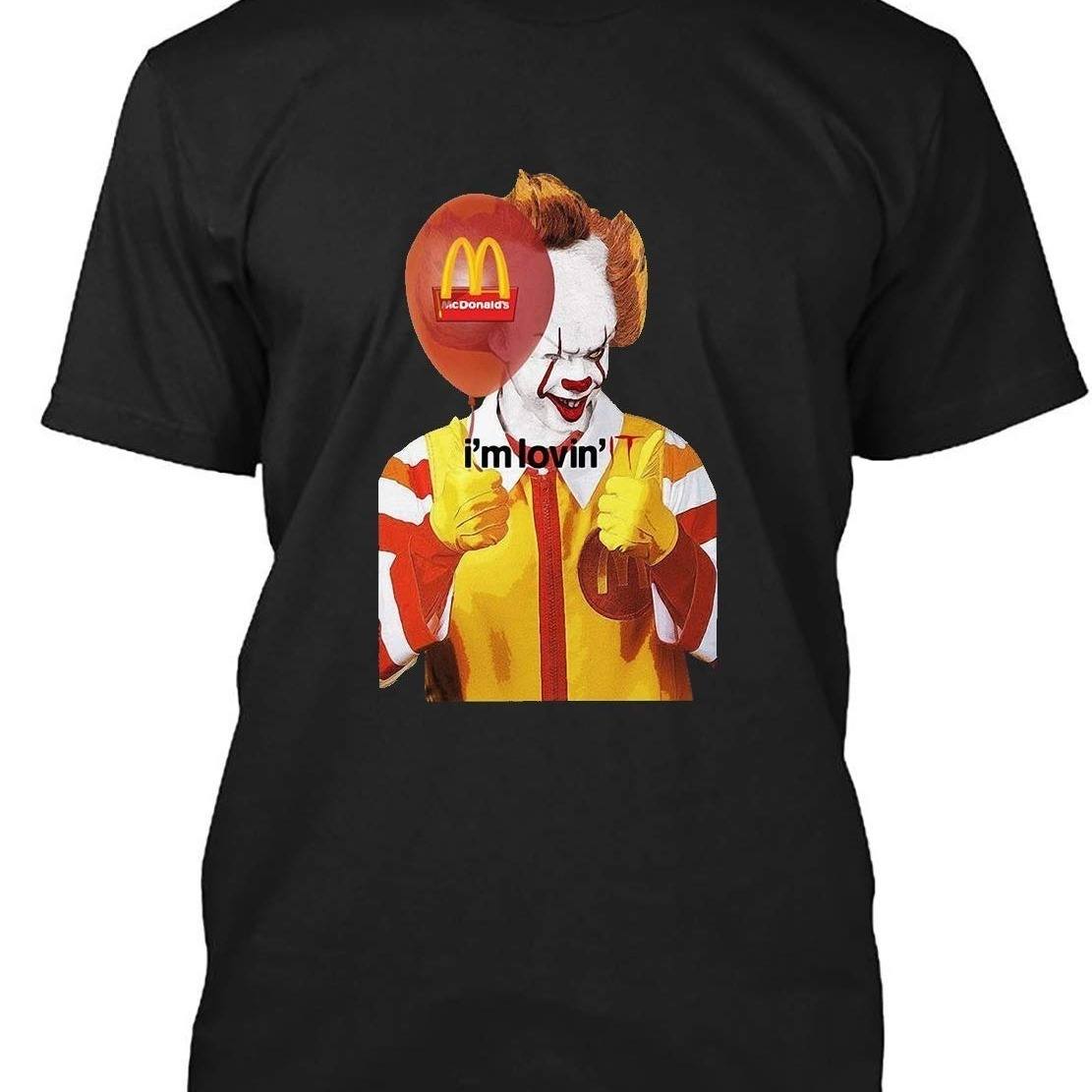 I'm Lovin IT Pennywise T-Shirt Horror Movie Gift