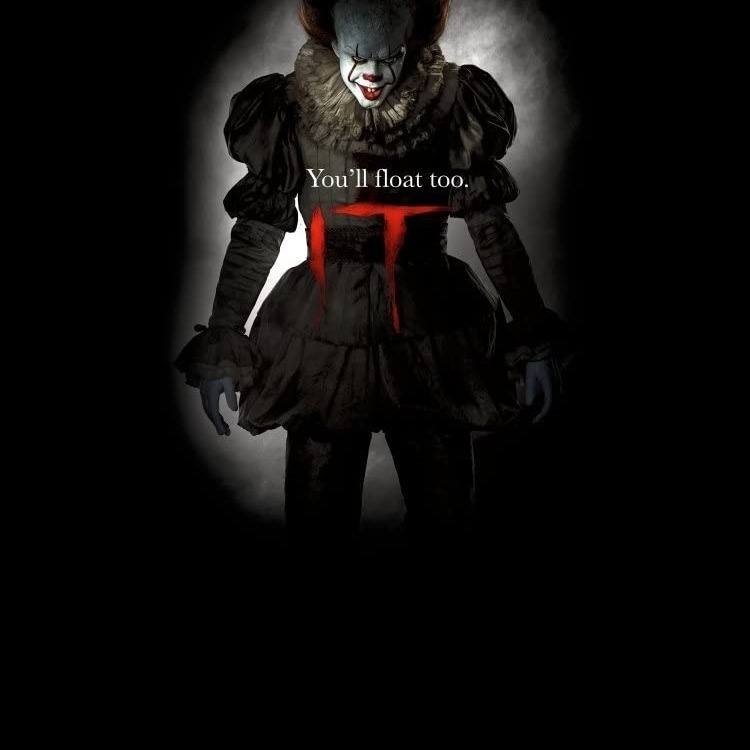 IT 2017 Pennywise In Shadows You'll Float Too T-Shirt IT 2017 Pennywise In Shadows You'll Float Too T-Shirt