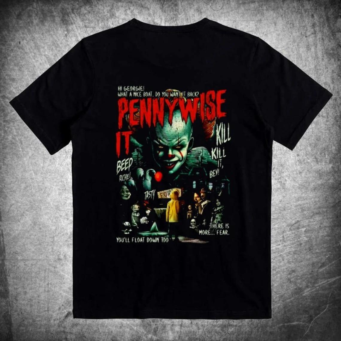 Classic IT Pennywise T-Shirt You'll Float Down Too Classic IT Pennywise T-Shirt You'll Float Down Too