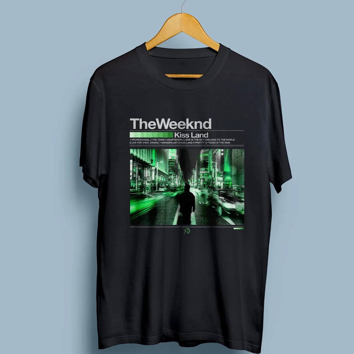 The Weeknd Kiss Land Album T-Shirt The Weeknd Kiss Land Album T-Shirt