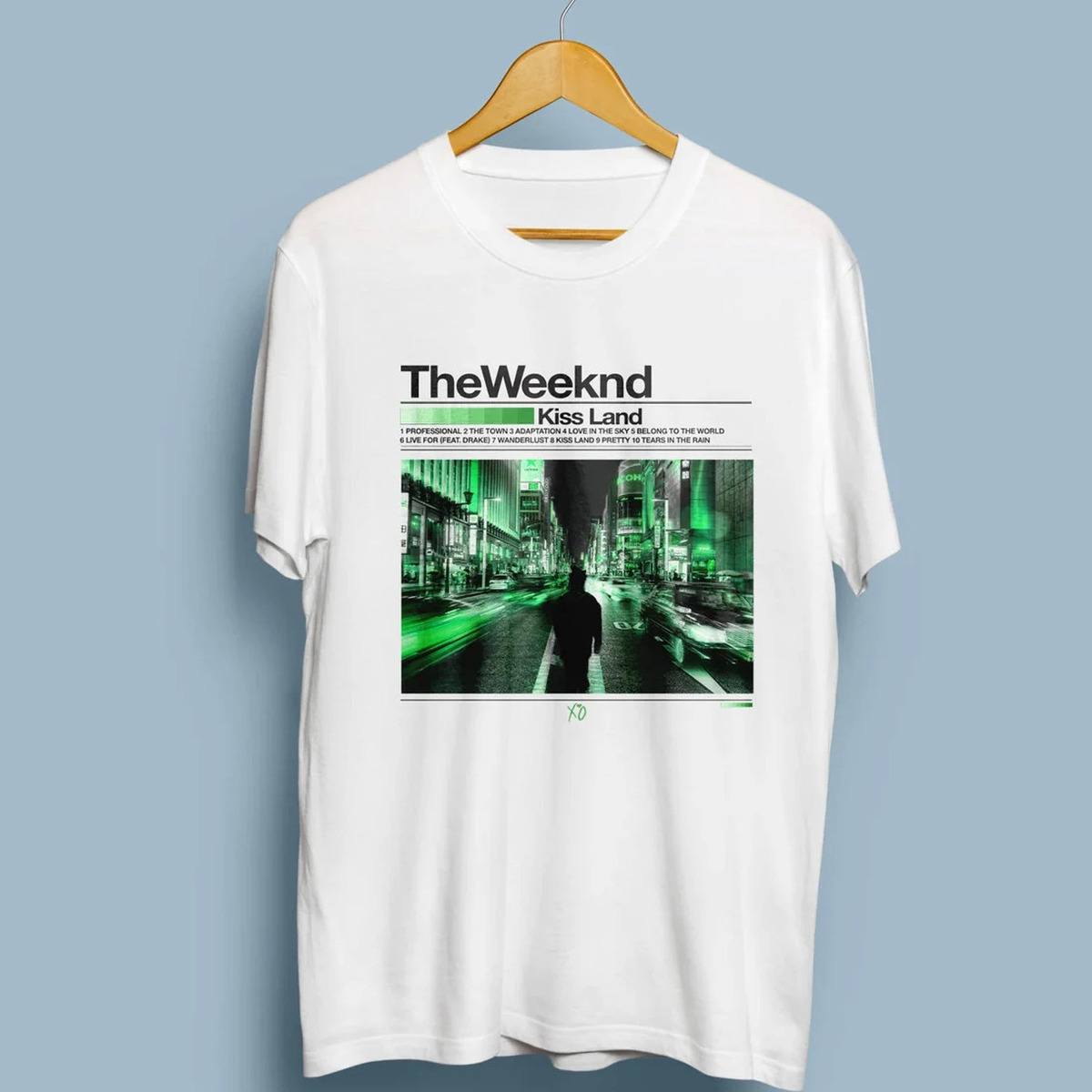 The Weeknd Kiss Land Album T-Shirt The Weeknd Kiss Land Album T-Shirt