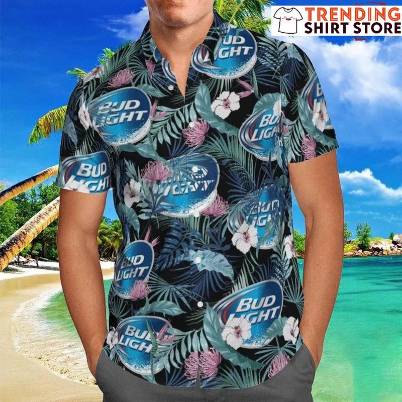 Bud Light Hawaiian Shirt Best Gift For Beer Lover Bud Light Hawaiian Shirt Best Gift For Beer Lover