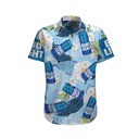 Bud Light Platinum Hawaiian Shirt Light Beer Brewed For The Night