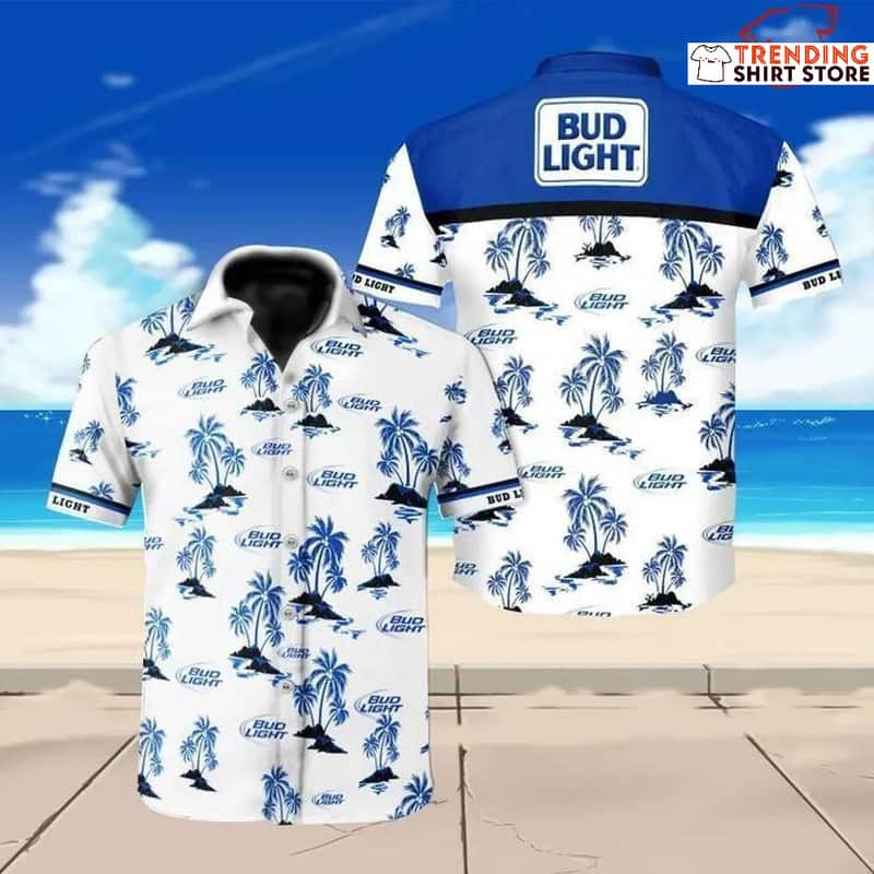 Bud Light Beer Hawaiian Shirt Summer Gifts For Beach Holiday Bud Light Beer Hawaiian Shirt Summer Gifts For Beach Holiday