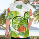 Bud Light Lemon Lime Seltzer Hawaiian Shirt Bud Light Lemon Lime Seltzer Hawaiian Shirt