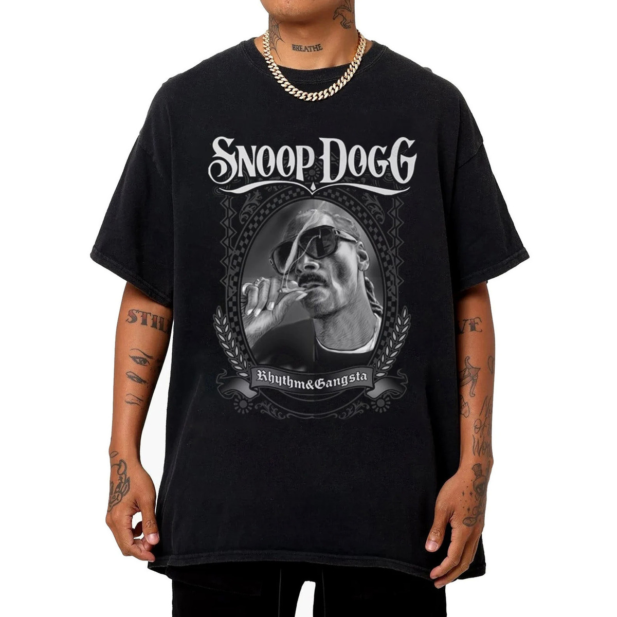 Snoop Doggy Rhythm And Gangsta T-Shirt Snoop Doggy Rhythm And Gangsta T-Shirt
