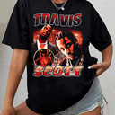 Travis Scott Rapper Bootleg Retro T-Shirt Travis Scott Rapper Bootleg Retro T-Shirt