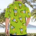 Funny Busch Latte Green Corn Hawaiian Shirt Funny Busch Latte Green Corn Hawaiian Shirt