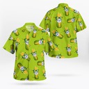 Funny Busch Latte Green Corn Hawaiian Shirt Funny Busch Latte Green Corn Hawaiian Shirt