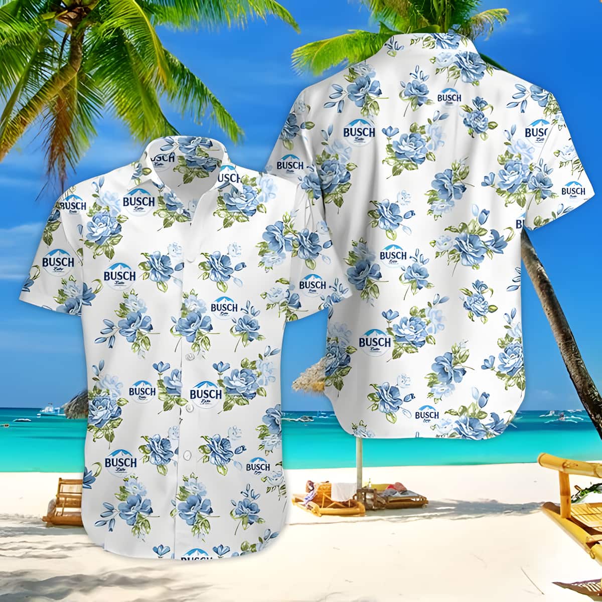 Busch Latte Beer Hawaiian Shirt Summer Vacation Gift Busch Latte Beer Hawaiian Shirt Summer Vacation Gift