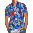 Busch Latte Beer Hibiscus Hawaiian Shirt Busch Latte Beer Hibiscus Hawaiian Shirt