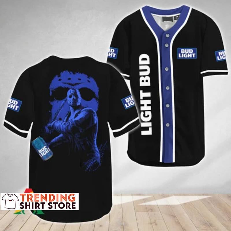 Bud Light Baseball Jersey Friday The 13th Jason Voorhees