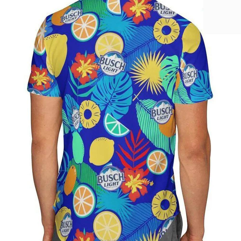 Busch Light Hawaiian Shirt Tropical Blue Summer Holiday Gift Busch Light Hawaiian Shirt Tropical Blue Summer Holiday Gift