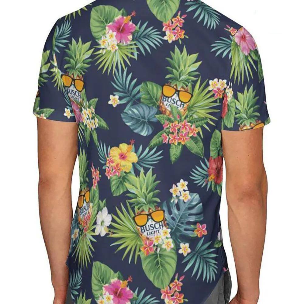Busch Light Hawaiian Shirt Tropical Plant Summer Holiday Gift Busch Light Hawaiian Shirt Tropical Plant Summer Holiday Gift