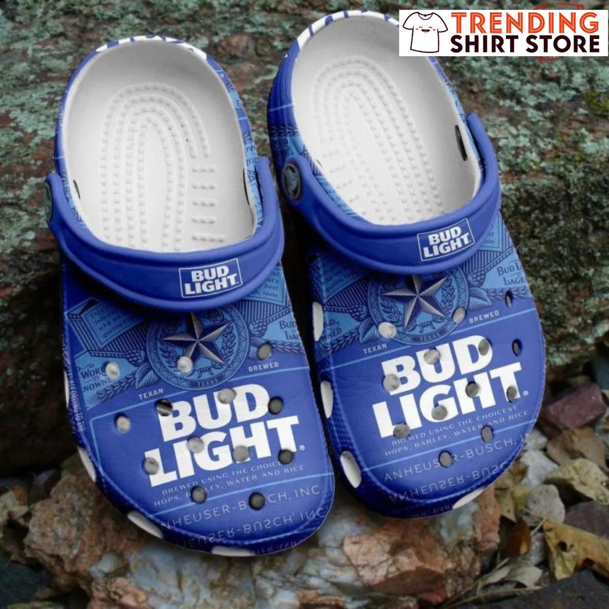 Bud Light Crocs Clogs Cool Texas For Beer Lovers