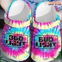 Bud Light Crocs Clogs Special Colorful Tie Dye Bud Light Crocs Clogs Special Colorful Tie Dye