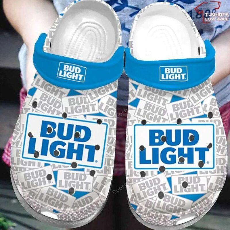 Classic Bud Light Beer Crocs Clogs Classic Bud Light Beer Crocs Clogs