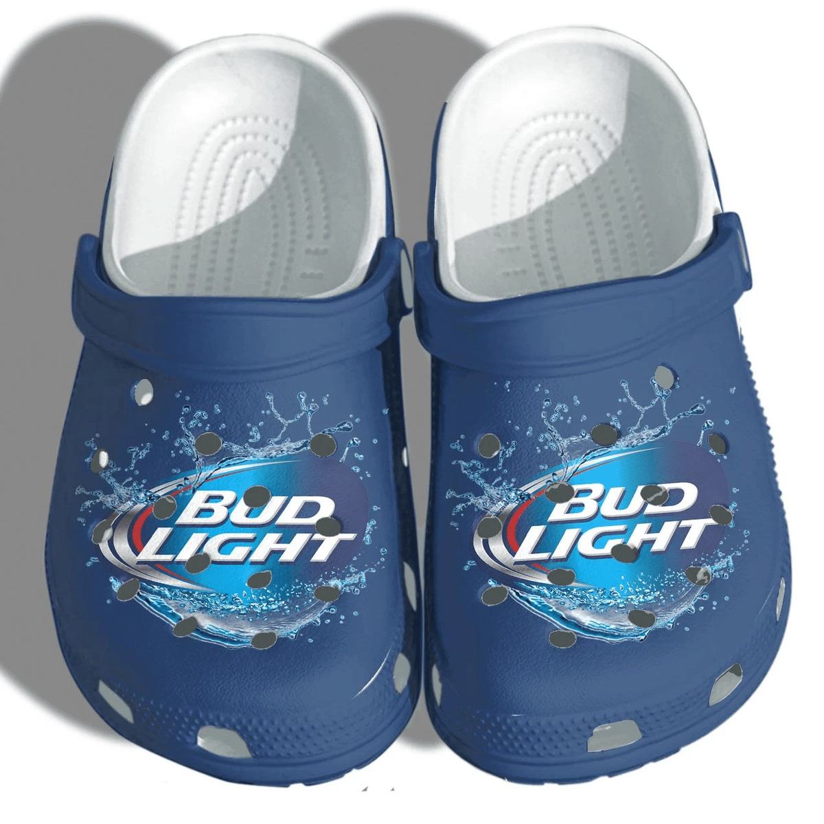 Classic Bud Light Crocs Clogs For Beer Lovers