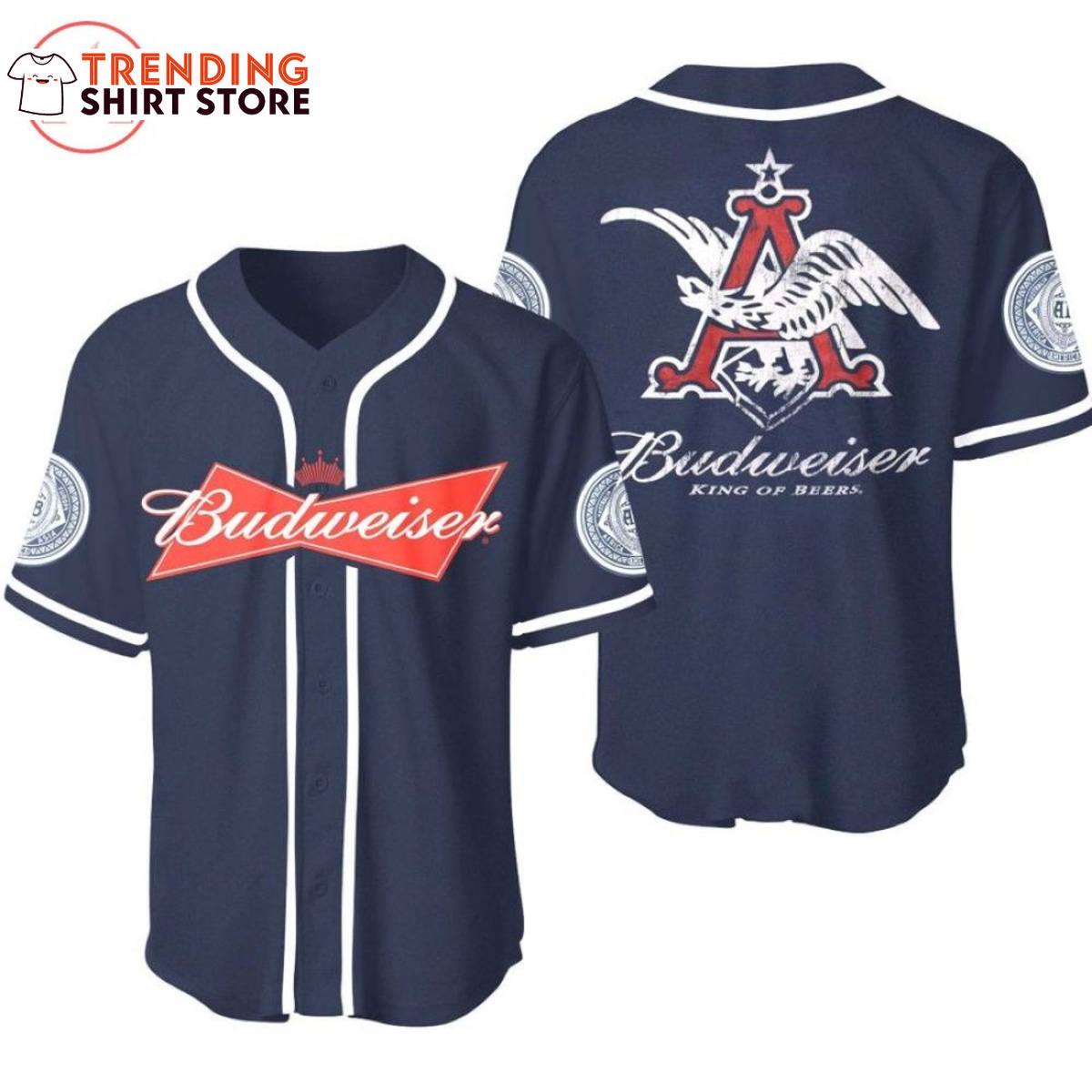 Budweiser Baseball Jersey King of Beers Budweiser Baseball Jersey King of Beers
