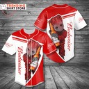 Groot Loves Budweiser Baseball Jersey Groot Loves Budweiser Baseball Jersey