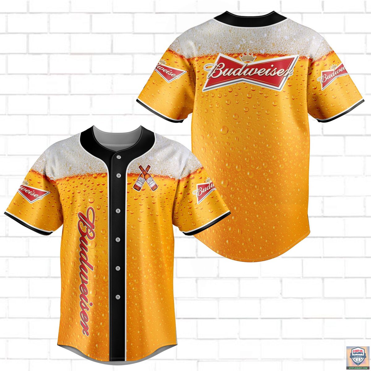 Budweiser Baseball Jersey New Beer For Budweiser Fans