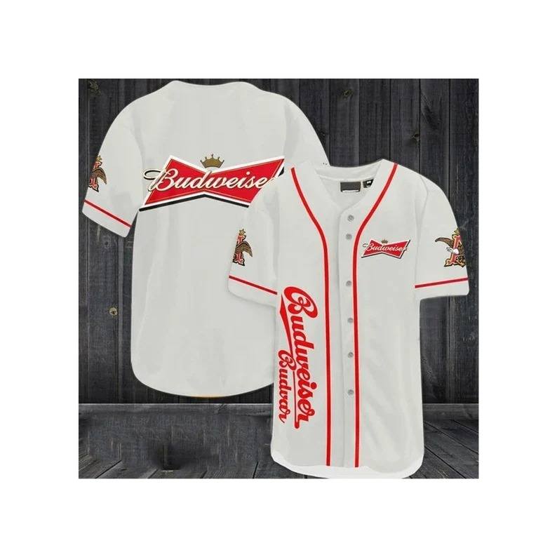 Budweiser Budvar Baseball Jersey Gift For Beer Drinkers