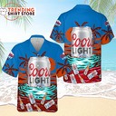 Coors Light Hawaiian Shirt Full Beer Summer Beach Coors Light Hawaiian Shirt Full Beer Summer Beach