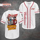 Budweiser Baseball Jersey Jason Freddy Drinking Buddies Budweiser Baseball Jersey Jason Freddy Drinking Buddies