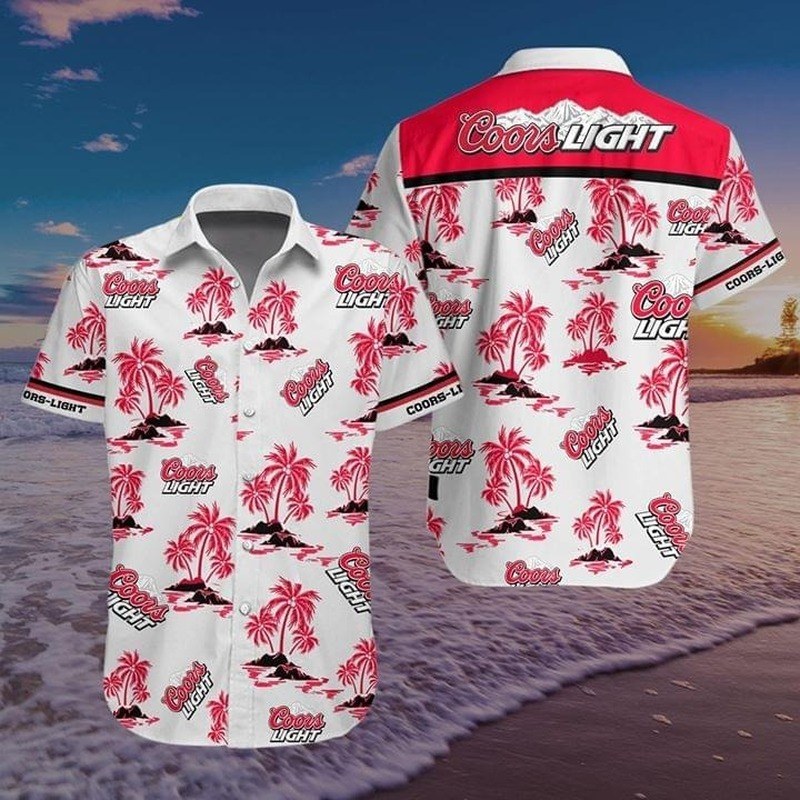 Coors Light Hawaiian Shirt Tropical Islands Gift For Beach Lovers Coors Light Hawaiian Shirt Tropical Islands Gift For Beach Lovers