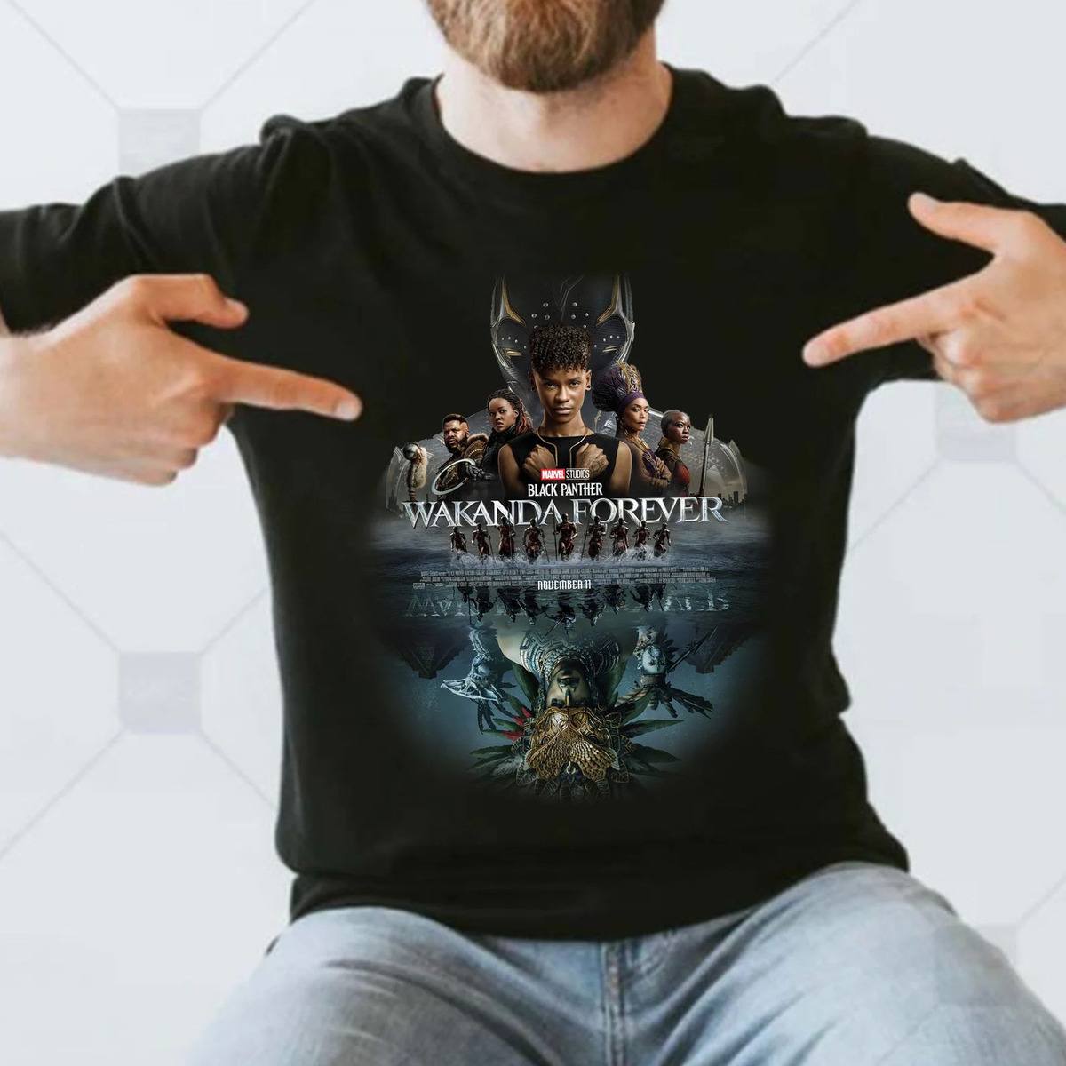 Black Panther 2 T-Shirt The King Of Wakanda Black Panther 2 T-Shirt The King Of Wakanda