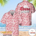 Coors Light Hawaiian Shirt Red Doodle For Art Lovers Coors Light Hawaiian Shirt Red Doodle For Art Lovers