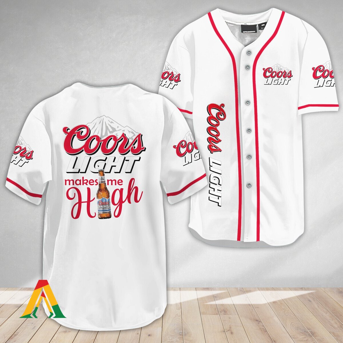 Coors Light Baseball Jersey Make Me High