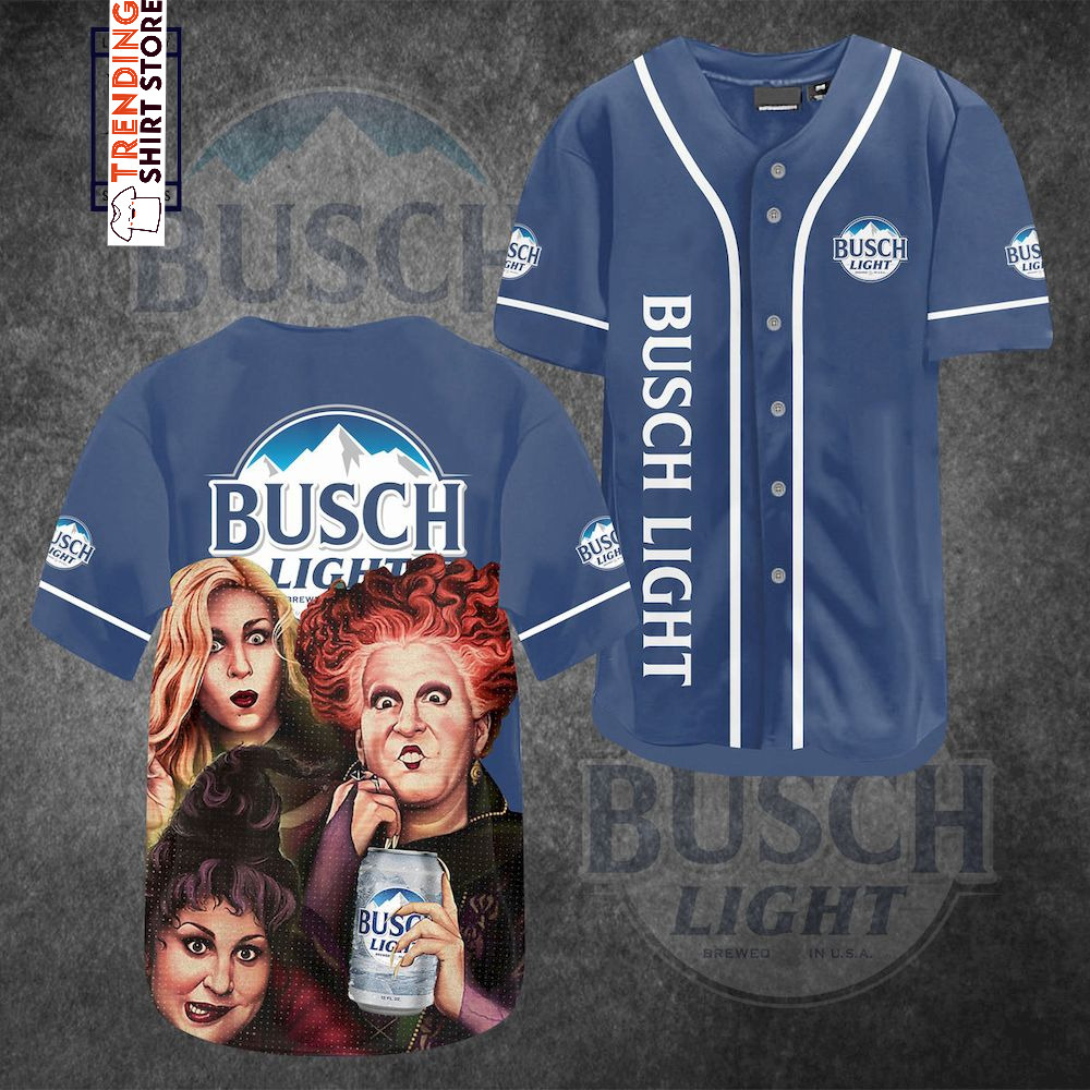 Busch Light Baseball Jersey Hocus Pocus