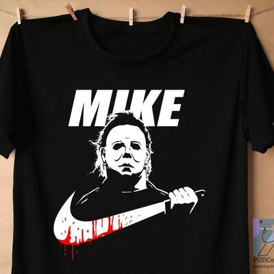 Just Do It Michael Myers Bloody Mike Halloween T-Shirt Scary Movie Gift Just Do It Michael Myers Bloody Mike Halloween T-Shirt Scary Movie Gift