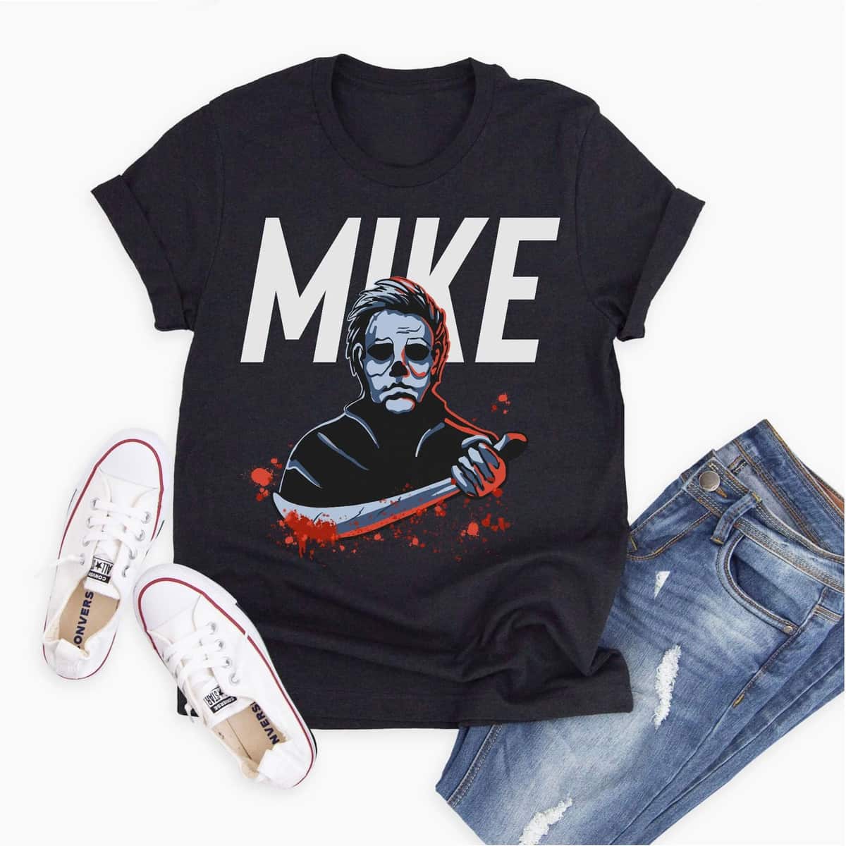 Just Do It Michael Myers Creepy Mike Halloween T-Shirt Just Do It Michael Myers Creepy Mike Halloween T-Shirt