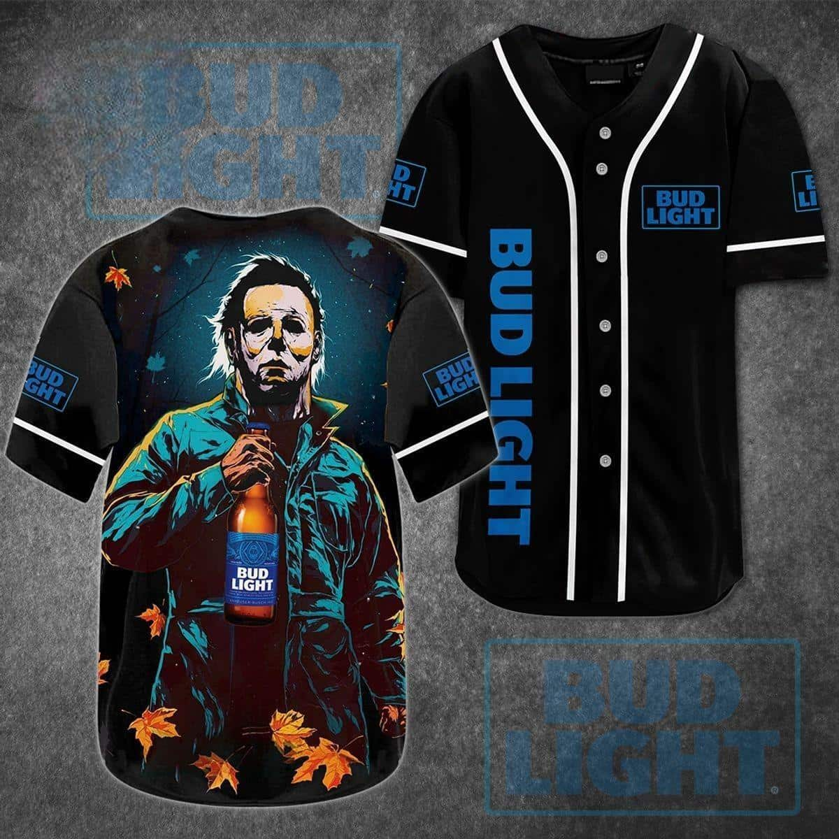 Bud Light Baseball Jersey Michael Myers