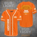 Bud Light Baseball Jersey Orange Gift For Beer Lovers Bud Light Baseball Jersey Orange Gift For Beer Lovers