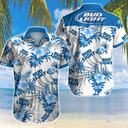 Bud Light Hawaiian Shirt Blue Tropical Flora Birthday Gift For Beach Lovers Bud Light Hawaiian Shirt Blue Tropical Flora Birthday Gift For Beach Lovers