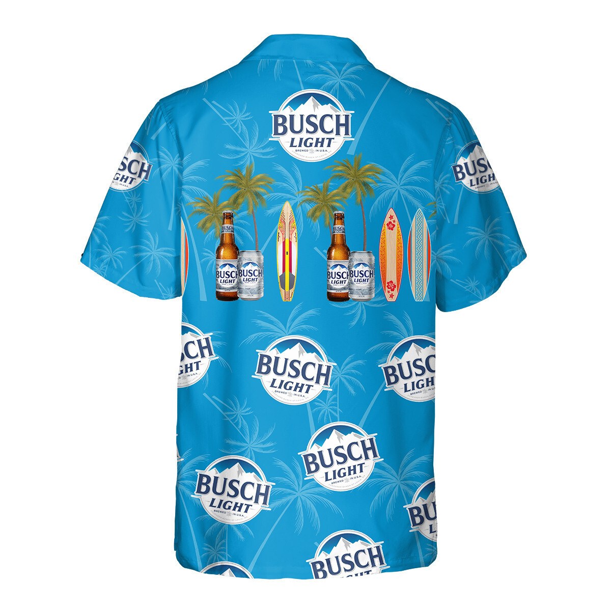 Busch Light Hawaiian Shirt Summer Beach For Surfing Lovers Busch Light Hawaiian Shirt Summer Beach For Surfing Lovers