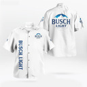 Busch Light Hawaiian Shirt Classic Brewed In USA For Beer Lovers Busch Light Hawaiian Shirt Classic Brewed In USA For Beer Lovers