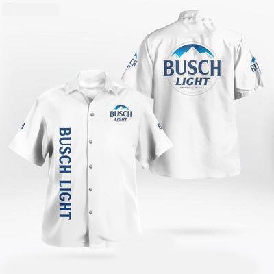 Busch Light Hawaiian Shirt Classic Brewed In USA For Beer Lovers Busch Light Hawaiian Shirt Classic Brewed In USA For Beer Lovers