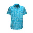 Busch Light Hawaiian Shirt Blue Tribal Pattern All Over Print Busch Light Hawaiian Shirt Blue Tribal Pattern All Over Print