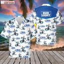 Bud Light Hawaiian Shirt Beer Islands Gift For Beach Lovers Bud Light Hawaiian Shirt Beer Islands Gift For Beach Lovers