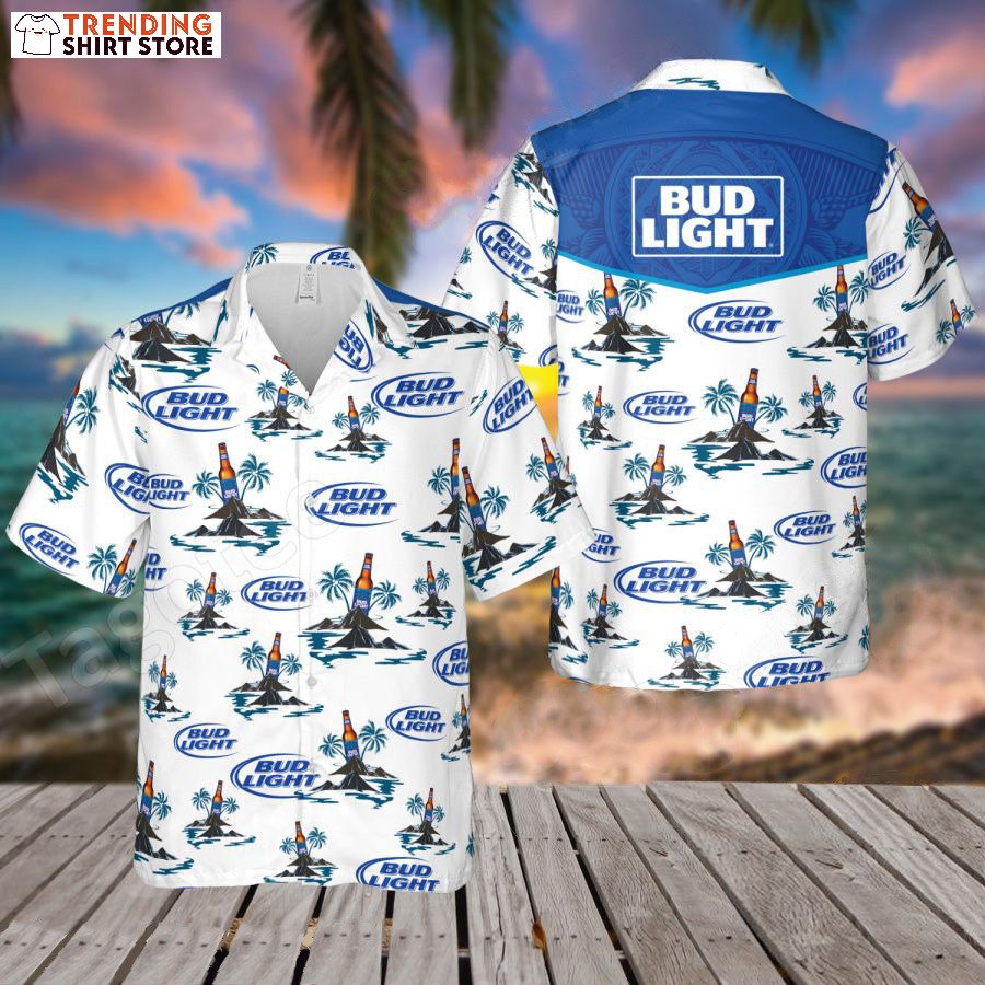 Bud Light Hawaiian Shirt Beer Islands Gift For Beach Lovers Bud Light Hawaiian Shirt Beer Islands Gift For Beach Lovers