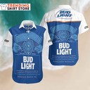 Bud Light Hawaiian Shirt Anheuser-Busch Inc Summer Gift For Beer Drinkers Bud Light Hawaiian Shirt Anheuser-Busch Inc Summer Gift For Beer Drinkers